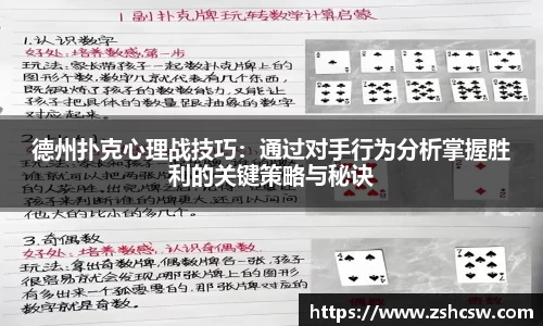 德州扑克心理战技巧：通过对手行为分析掌握胜利的关键策略与秘诀